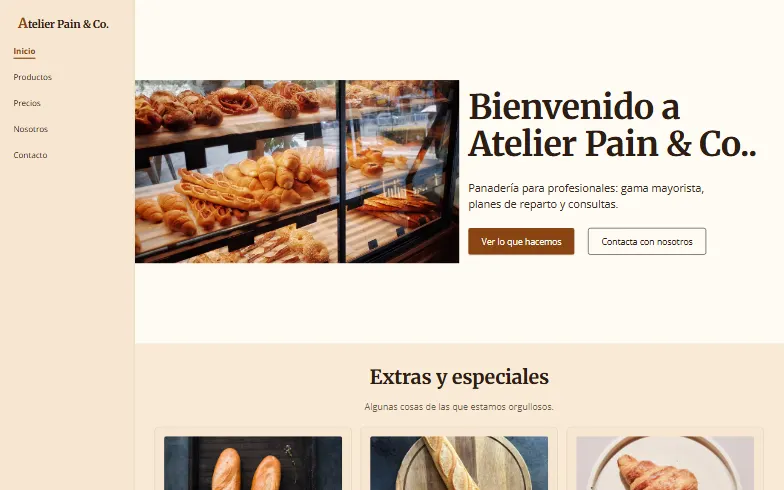 Panadería Francesa Mayorista - vista previa
